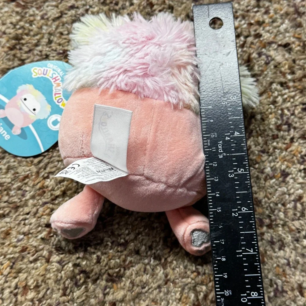 Squishmallows 5 Inch Diane the Bigfoot Pink‎ Rainbow First to Market Plush NWT